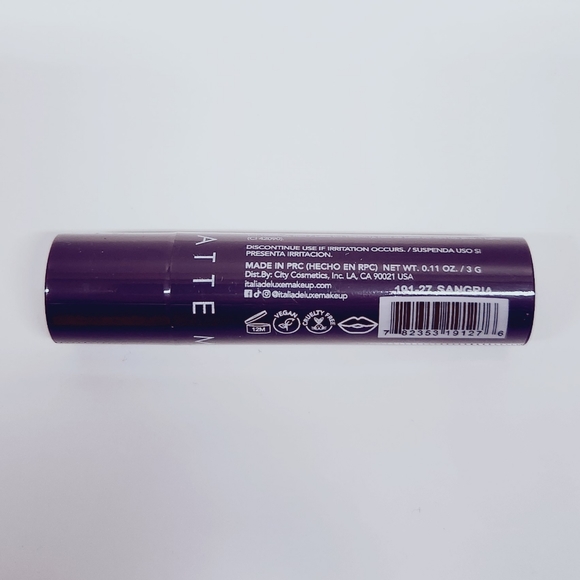 ⭐4/$15 Italia Deluxe Mousse Matte Lipstick Sangria - Picture 6 of 8